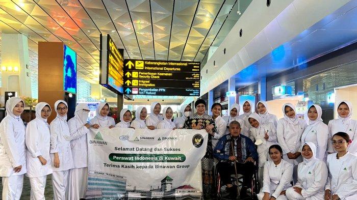 Binawan Kembali Berangkatkan 22 Tenaga Kesehatan Terampil ke Kuwait